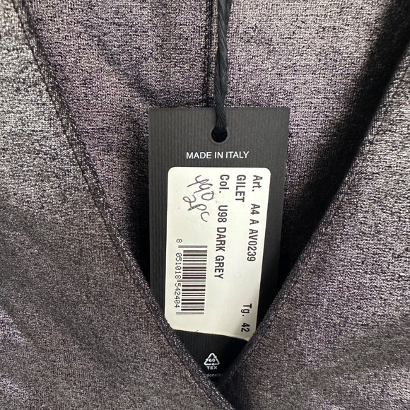 ITALIAN SET SLEEVELESS BLAZER AND PANTS - Picture 3 of 6